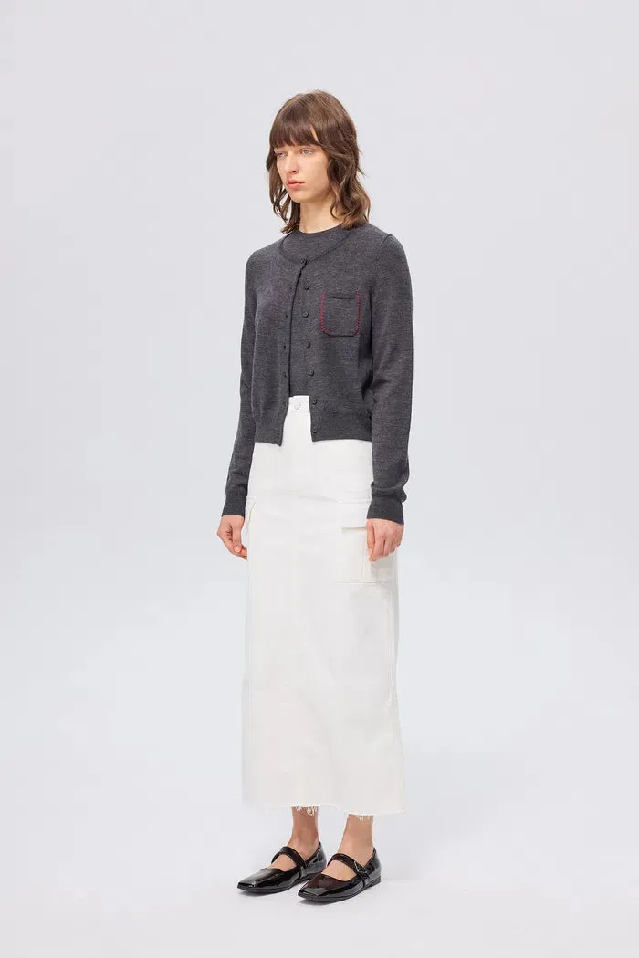 Nika Cardigan and Top Set in Merino Wool Knit