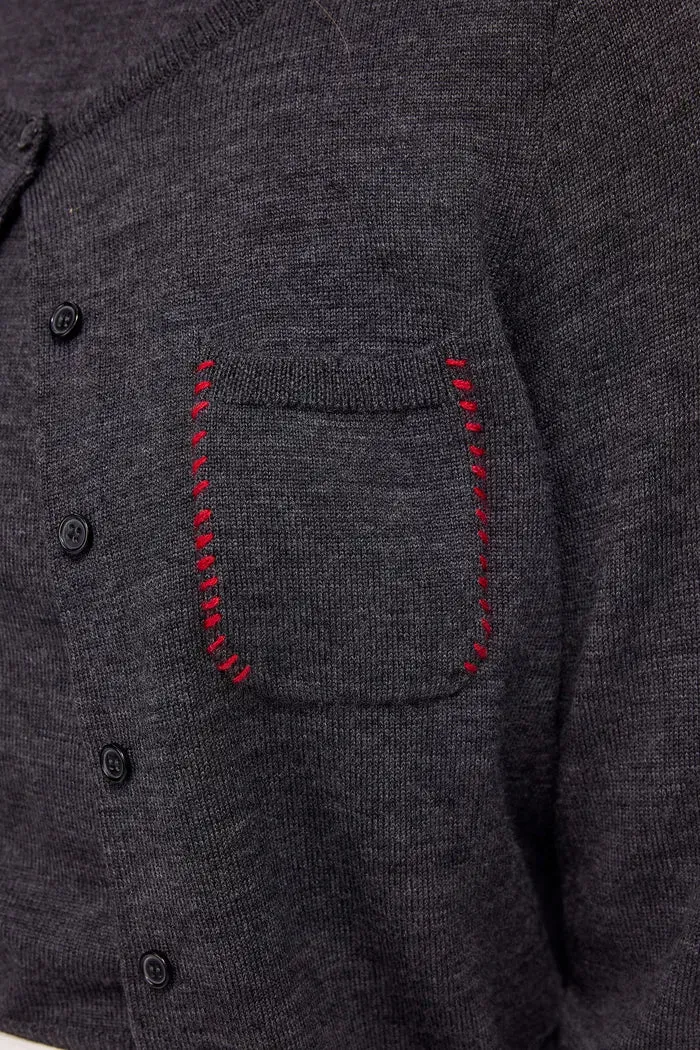Nika Cardigan and Top Set in Merino Wool Knit