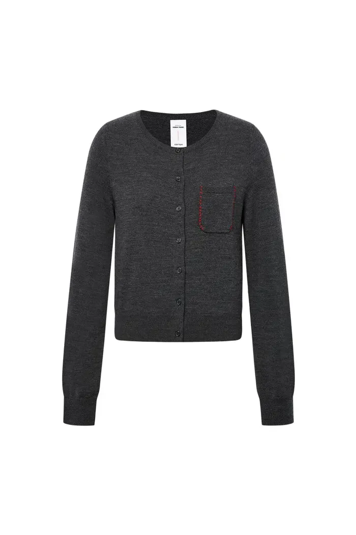 Nika Cardigan and Top Set in Merino Wool Knit