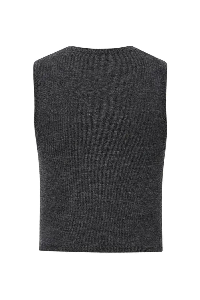 Nika Cardigan and Top Set in Merino Wool Knit