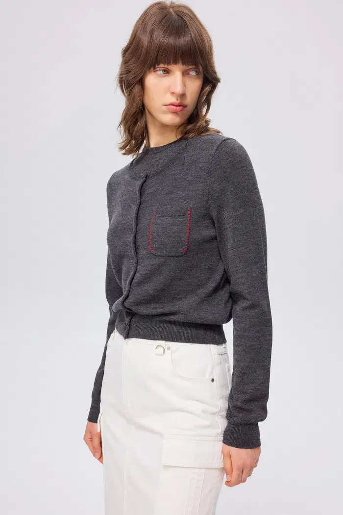 Nika Cardigan and Top Set in Merino Wool Knit