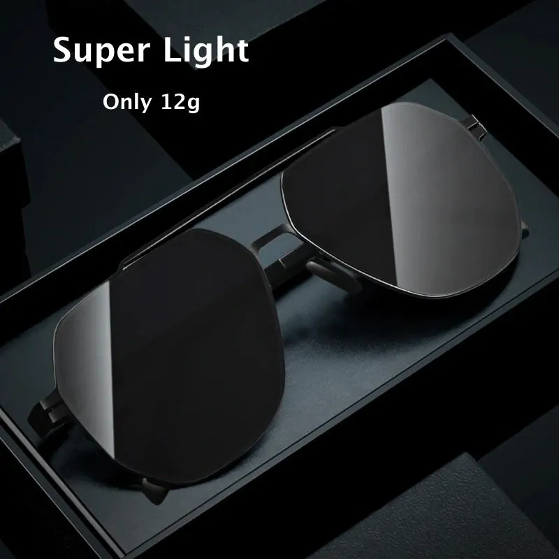Nylon Polarized Sunglasses spuer light aviator sunglasses Colorful RETRO 100% -Proof Fashionable Black Sun Lenses unisex