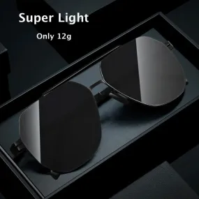 Nylon Polarized Sunglasses spuer light aviator sunglasses Colorful RETRO 100% -Proof Fashionable Black Sun Lenses unisex