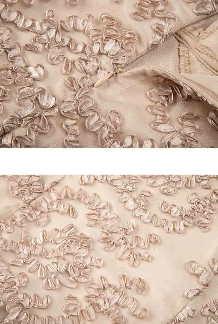 Plus Size Lace Embroidered Cheongsam Dress