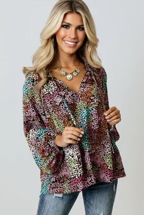 Pop of Color Blouse