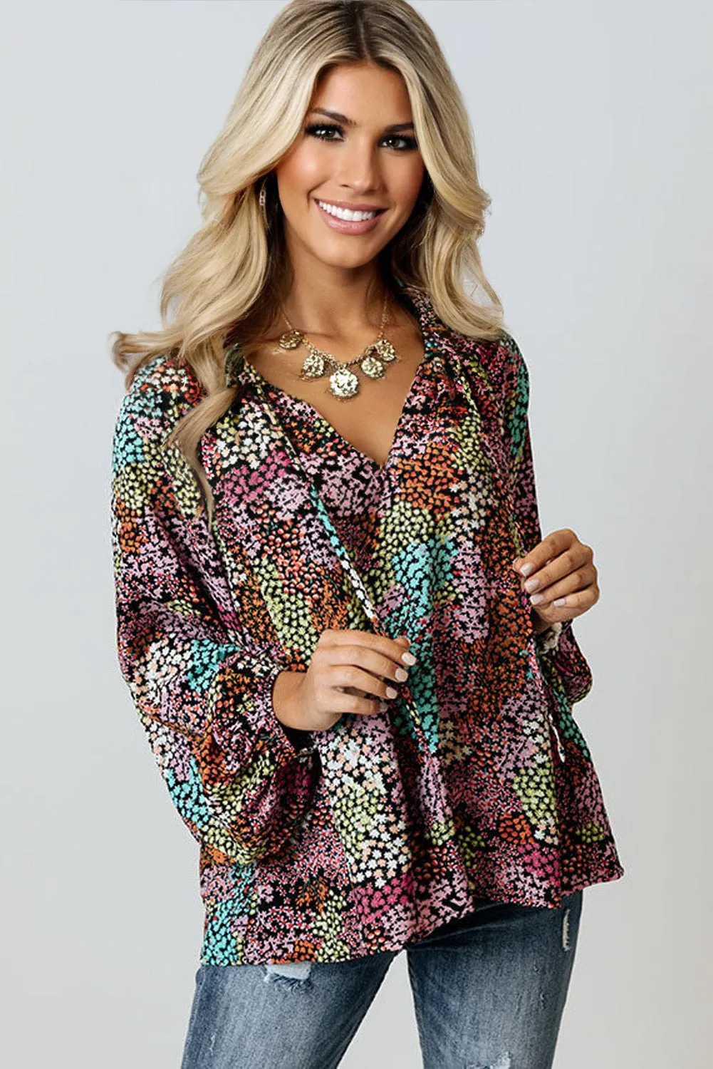 Pop of Color Blouse
