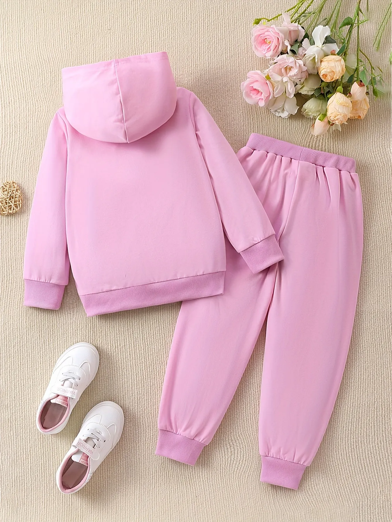 QUEEN & Crown Graphic Outfits Girls Hoodies   Jogger Pants