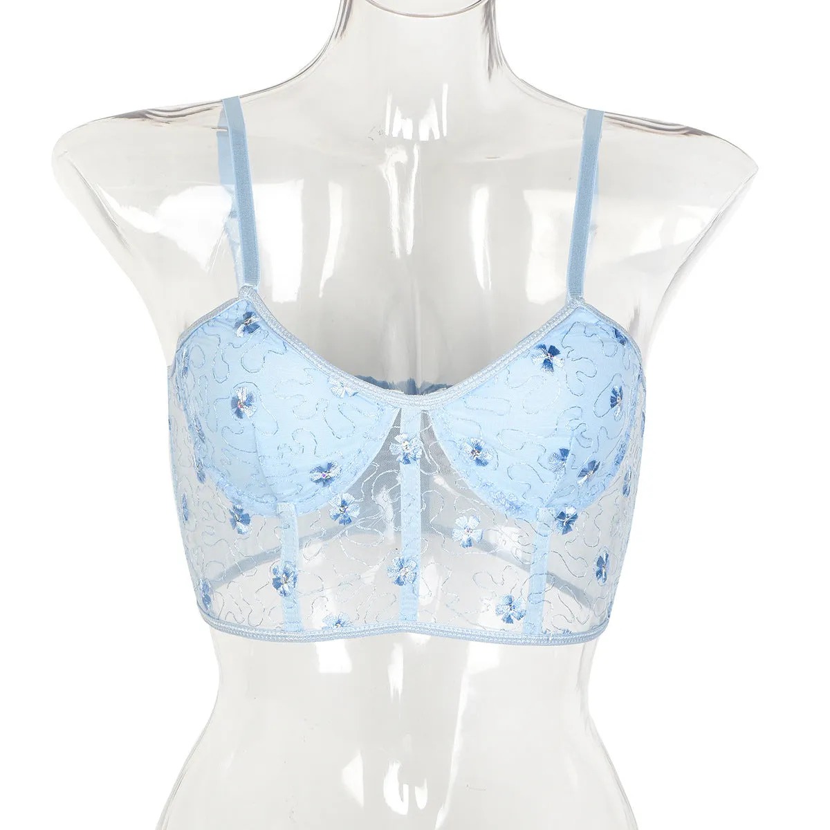 Radiant Allure Mini Ribbon Corset Top