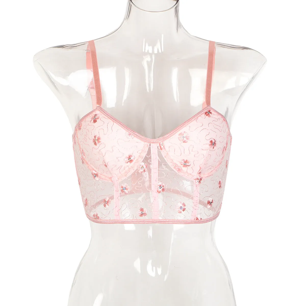 Radiant Allure Mini Ribbon Corset Top