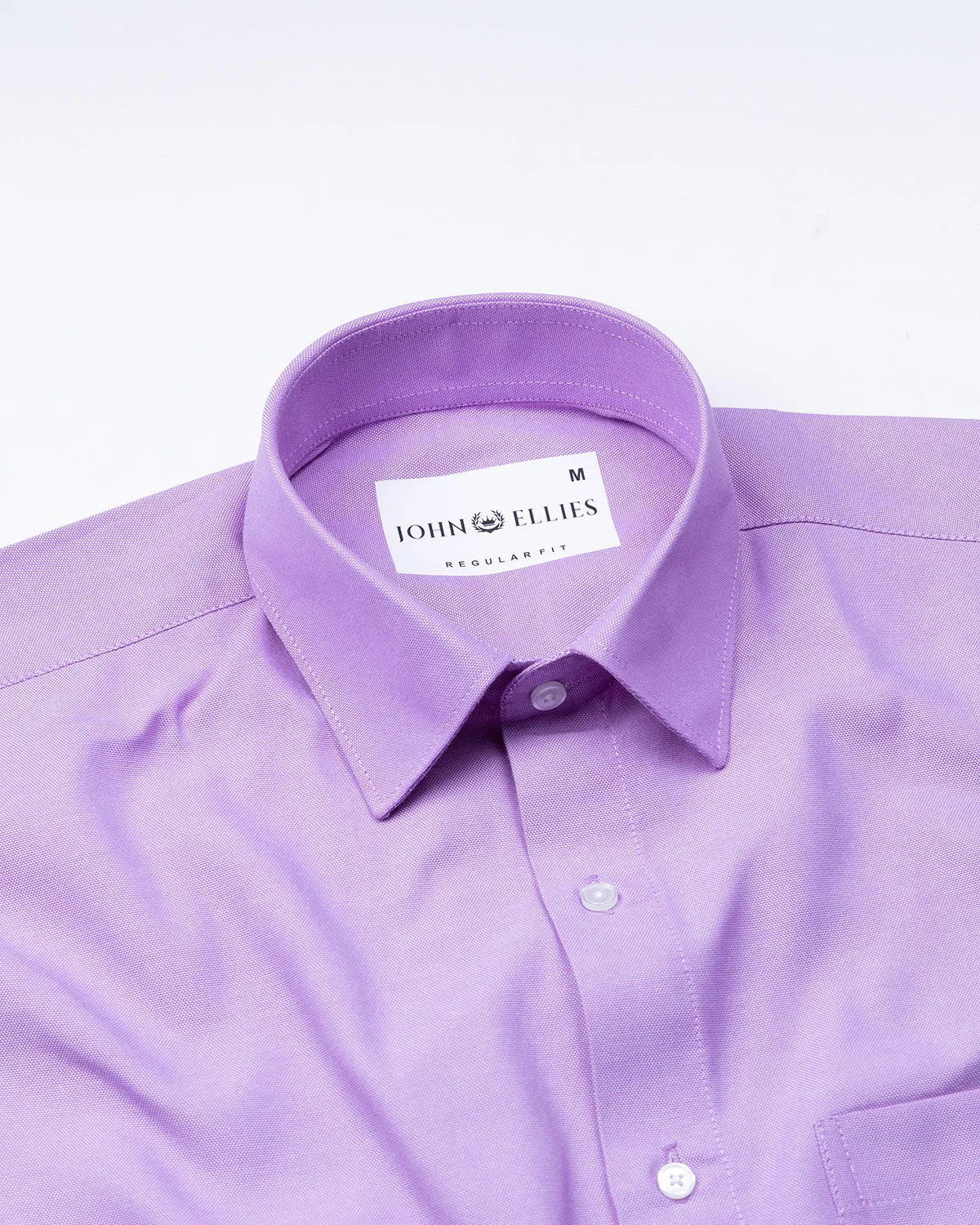 Renato Privilege Ricca Purple Plain Oxford Cotton Shirt