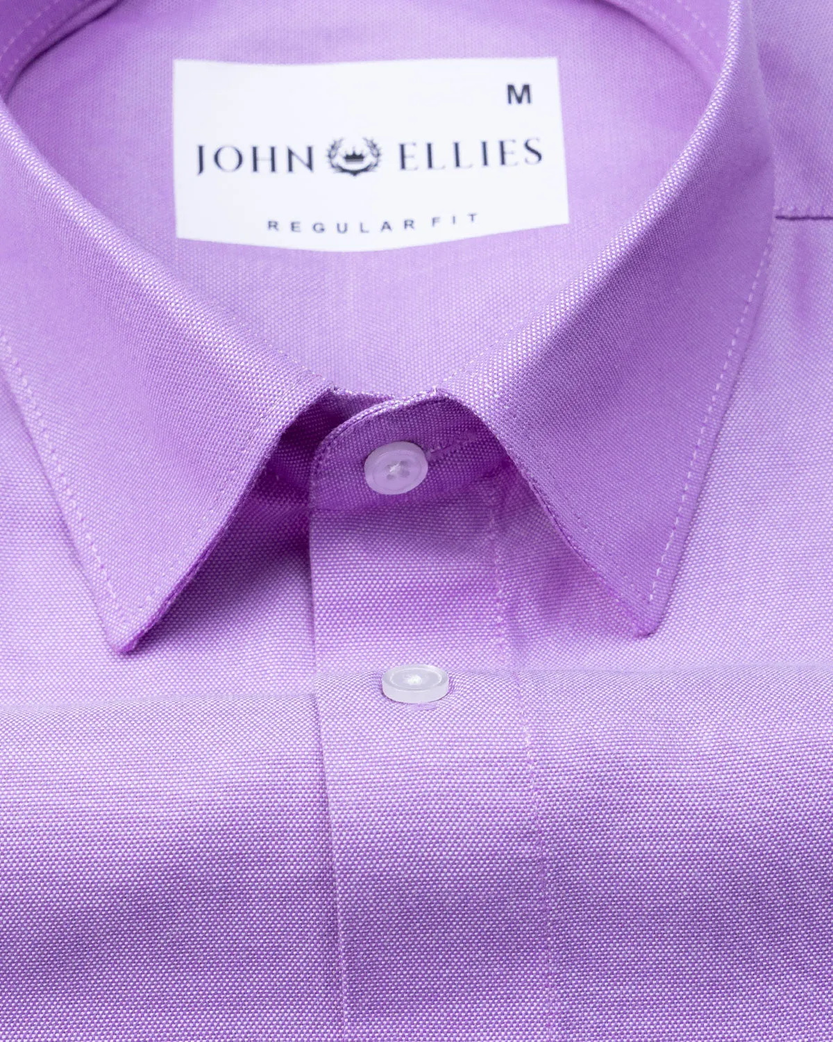 Renato Privilege Ricca Purple Plain Oxford Cotton Shirt