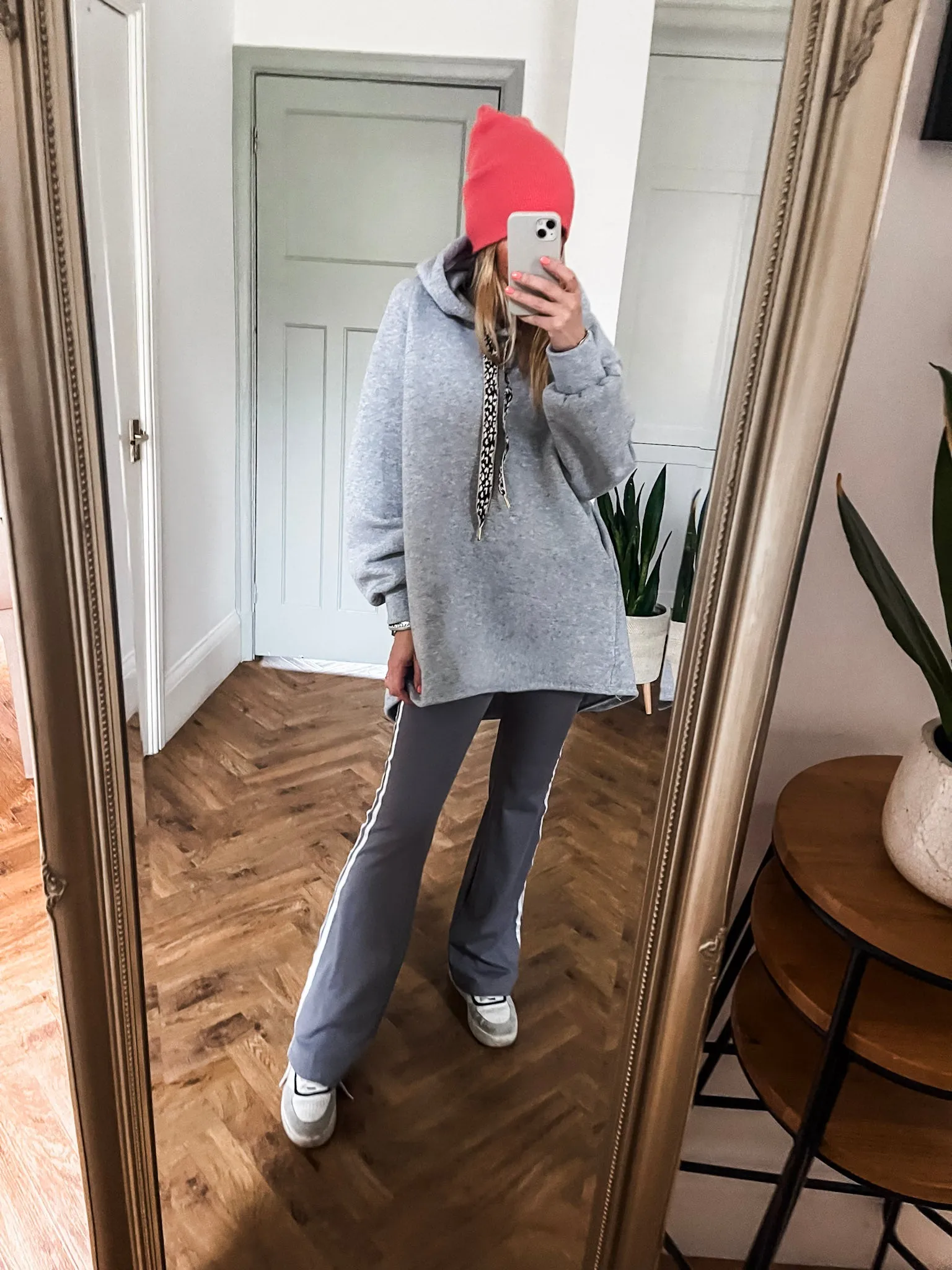 Sports Stripe Flared Leggings