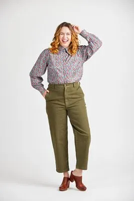 Vernon Shirt Sizes 0 - 16 Sewing Pattern by Jenny Rushmore of Cashmerette Patterns